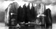 Arnold Böcklin - Die Toteninsel - Version 4 sw.jpg