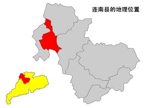 Ляньнань-Яоский автономный уезд на карте