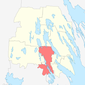 Кончезерское сельское поселение на карте