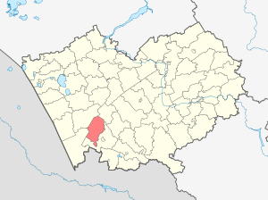 Егорьевский район на карте