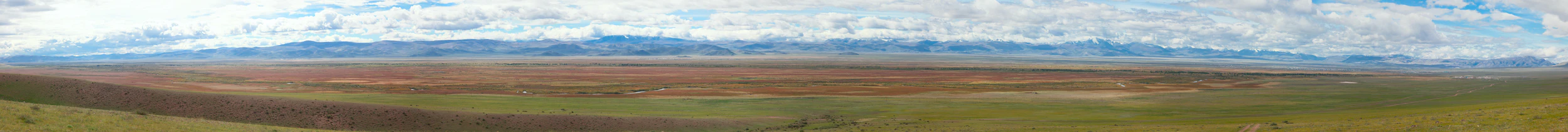 Панорама ВСЕЙ Чуйской степи