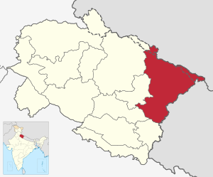 Питхорагарх на карте