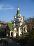 Russian Church Sofia Bulgaria Morning.JPG