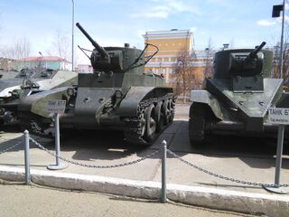 БТ-7 мод. 1935 г. и БТ-5 в Чите