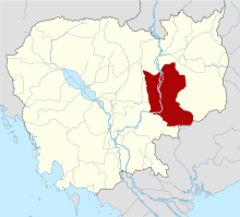 Кратьэх на карте