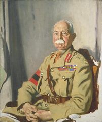 General Sir Herbert C O Plumer, Gcmg, Gcvo, Kcb, painted at Headquarters, Second Army, 1918 Art.IWMART2398.jpg