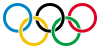 Olympic rings with white rims.svg