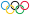 Olympic rings with white rims.svg