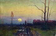 Fyodor Vasilyev Evening Autumn landscape Astrakhan.jpg