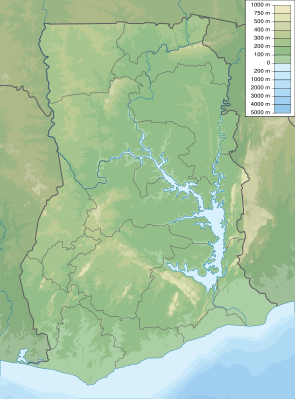 Ghana physical map.svg