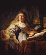 Minerva, by Rembrandt (1635).jpg