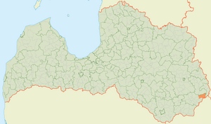 Шкяунская волость на карте