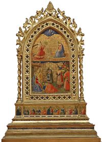 Angelico, reliquiario con annunciazione e adorazione dei magi.jpg