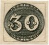 Brazil 1843 Mi 1 Sc 1 stamp (Bull's eye).jpg