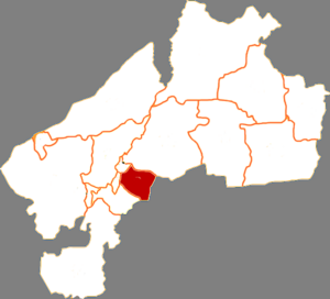 Тефэн на карте