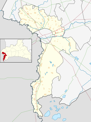 Тельминский сельсовет на карте