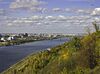 Nizhny Novgorod. View to autumn slopes of Oka River.jpg