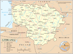 Литва картаһы