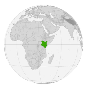 Кения на карте мира