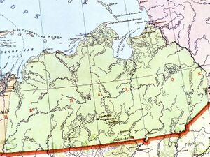 Большеземельский район на карте