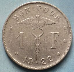 Belgie 1 frank 1922.JPG