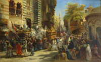 Konstantin Makovsky. Muhammed's carpet moving from Mecca to Cairo.jpg