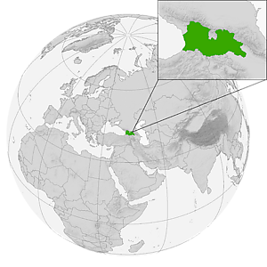 Грузия на карте мира