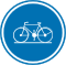 Verplicht fietspad/Piste ou bande obligatoire pour les cycles