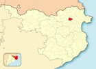 Расположение муниципалитета на карте провинции