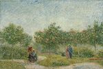 Vincent van Gogh - Tuin in Montmartre met geliefden - Google Art Project.jpg