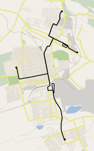 Yenakiieve tram system.svg