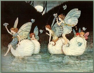 'Fairy Islands' from the book Elves and Fairies 1916 by Ida Rentoul Outhwaite.jpg