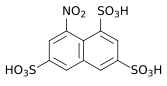 8-nitronaphthalene-1,3,6-trisulfonic acid.svg