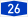 Bundesautobahn 26 number.svg