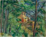 Château Noir derrière les arbres, par Paul Cézanne, FWN 237.jpg
