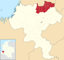 Colombia - Cauca - Norte.svg