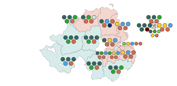 Northern Ireland assembly election seats 2017.svg