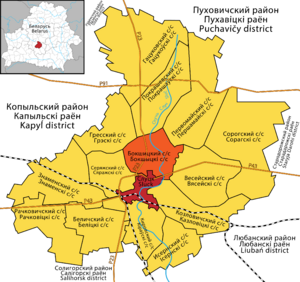 Бокшицкий сельсовет на карте