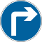 Turn right ahead