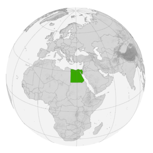 Египет на карте мира