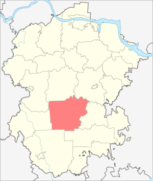 Ибресинский район Ибресинский муниципальный округ на карте