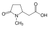 1-methyl-5-oxopyrrolidine-2-acetic acid.svg