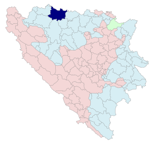 Община Градишка на карте