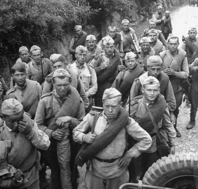 Советские солдаты в Корее. Октябрь 1945&nbsp;года.