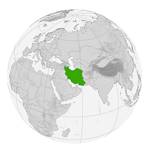 Иран на карте мира