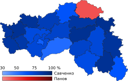 2017 Belgorod Oblast gubernatorial election map.svg