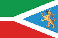 Flag of Khabarovsky rayon (Khabarovsk kray) (2007).png