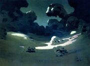 Kuindzhi Moonlight spots in a forest Winter 1898 1908.jpg