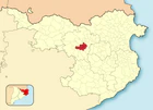 Расположение муниципалитета на карте провинции