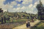Camille Pissarro - Landscape near Pontoise, the Auvers Road, 1881 - Google Art Project.jpg
